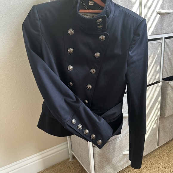 Burberry London Biker Jacket
BlackStand Collar, Flap Pockets & Snap Closure - Picture 4 of 6